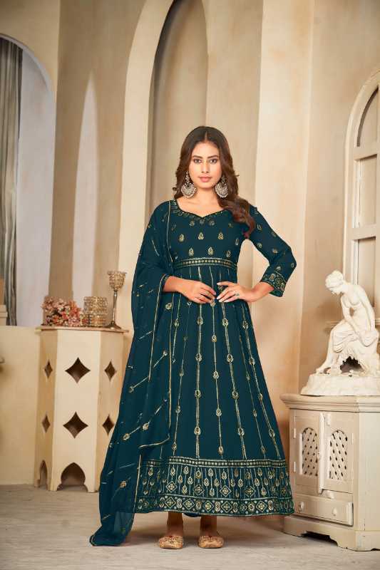 Georgette Anarkali Kurti