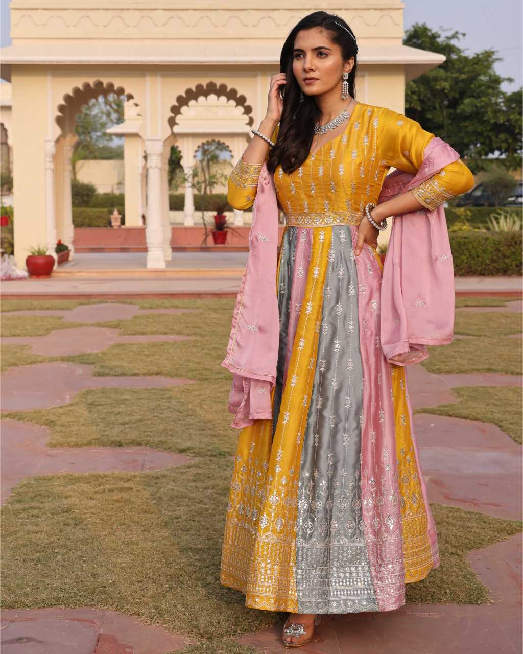 Rangoli Silk Embroidered Kurti