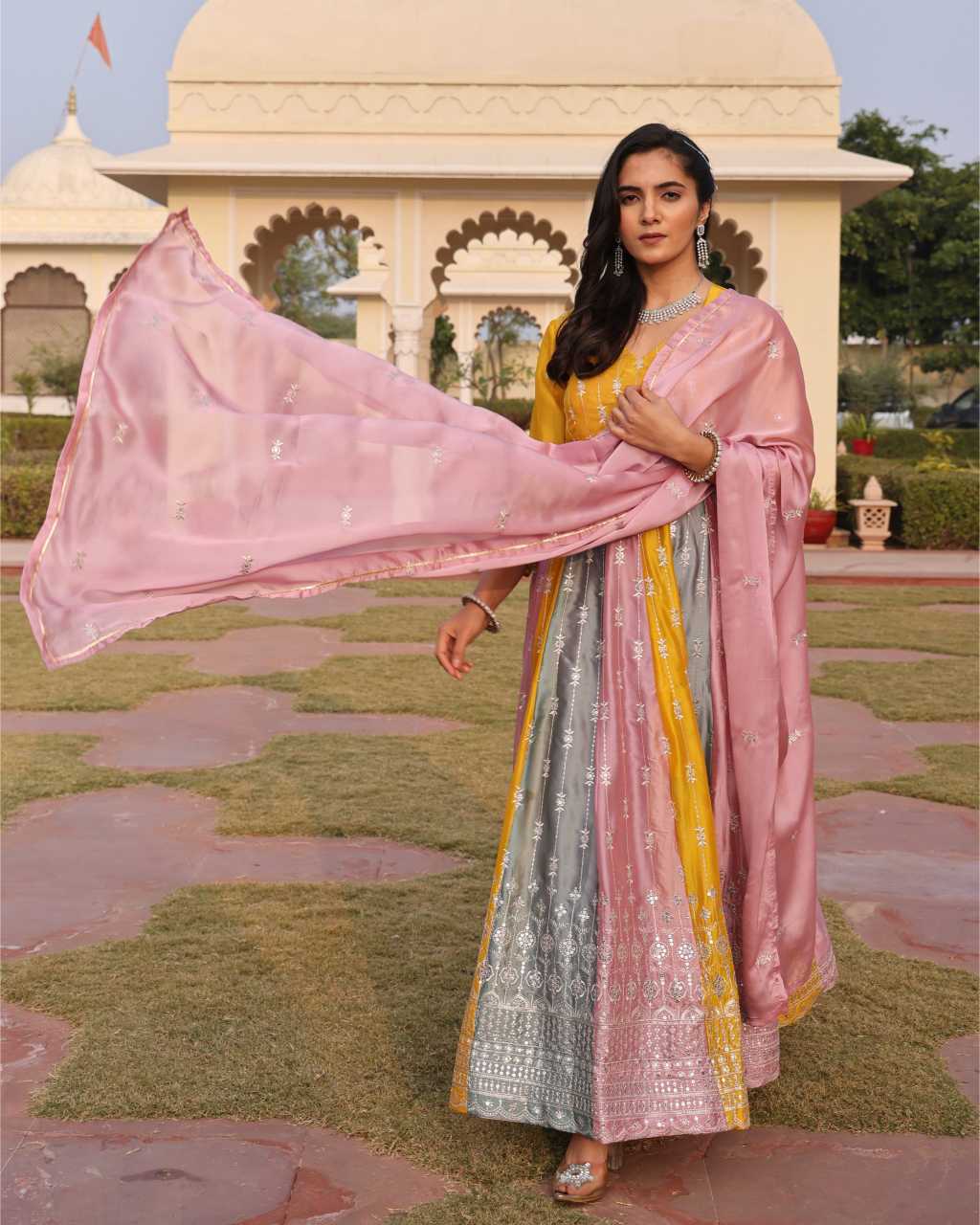 Rangoli Silk Embroidered Kurti
