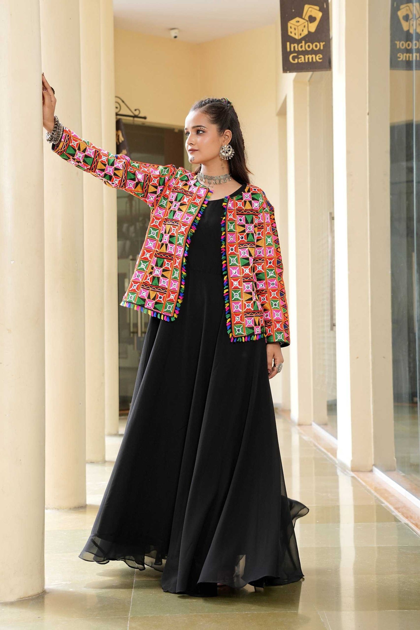 Georgette Long Gown