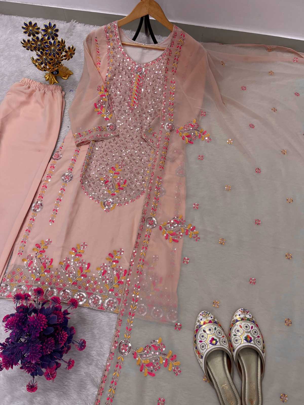Faux Georgette Kurti