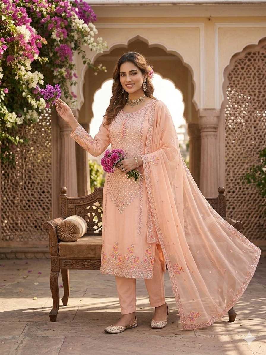 Faux Georgette Kurti