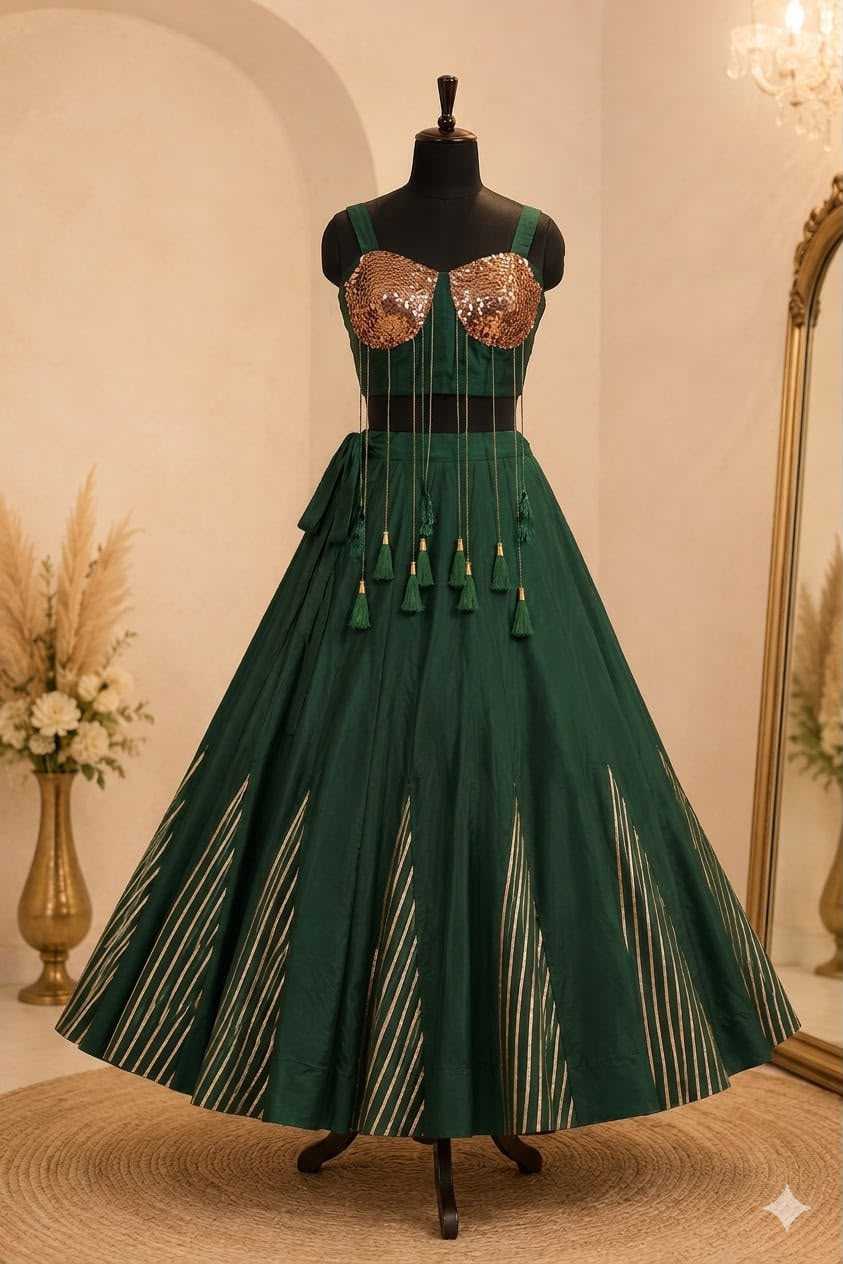 Reyon Cotton Designer Lehenga