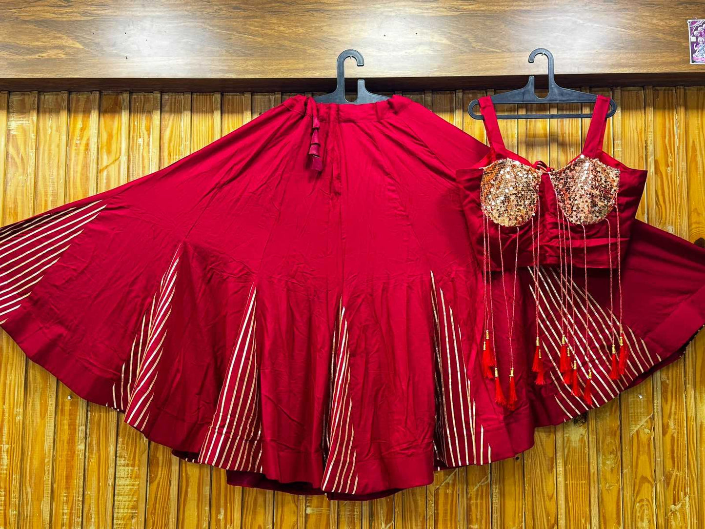 Reyon Cotton Designer Lehenga