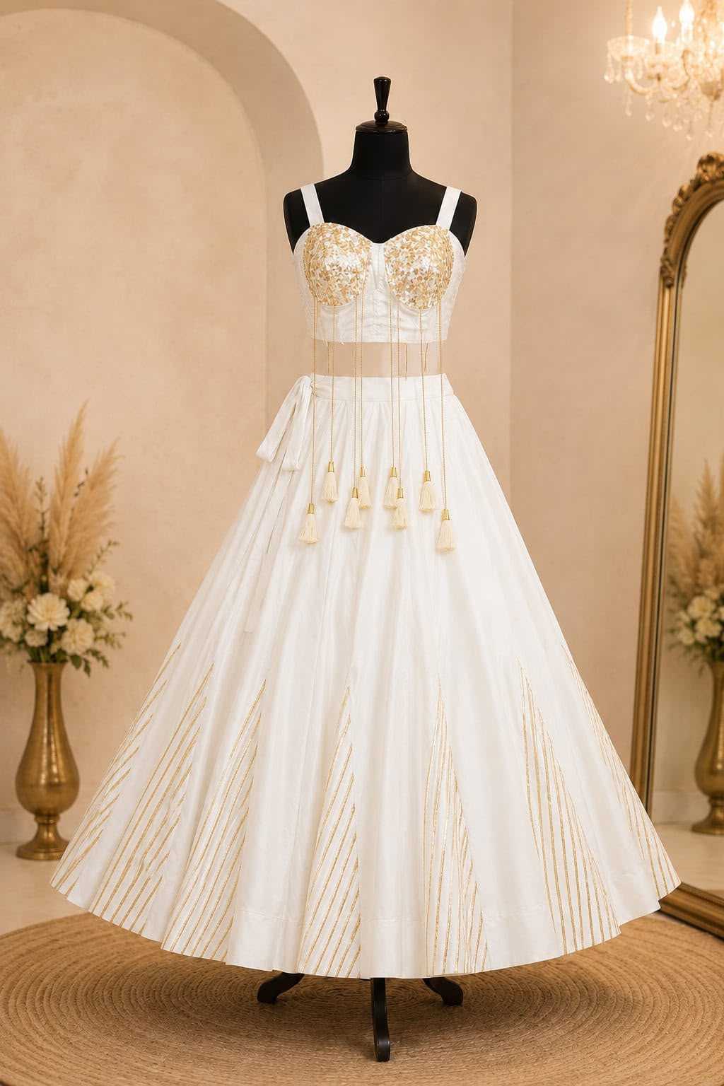 Reyon Cotton Designer Lehenga