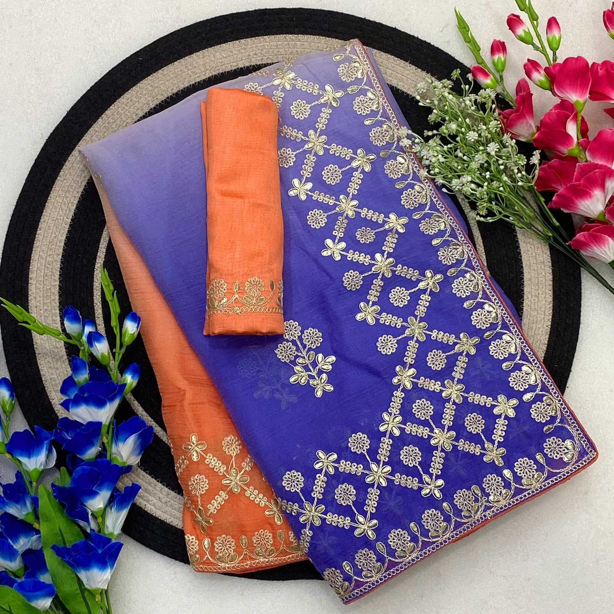 Adhira Chiffon Designer Saree