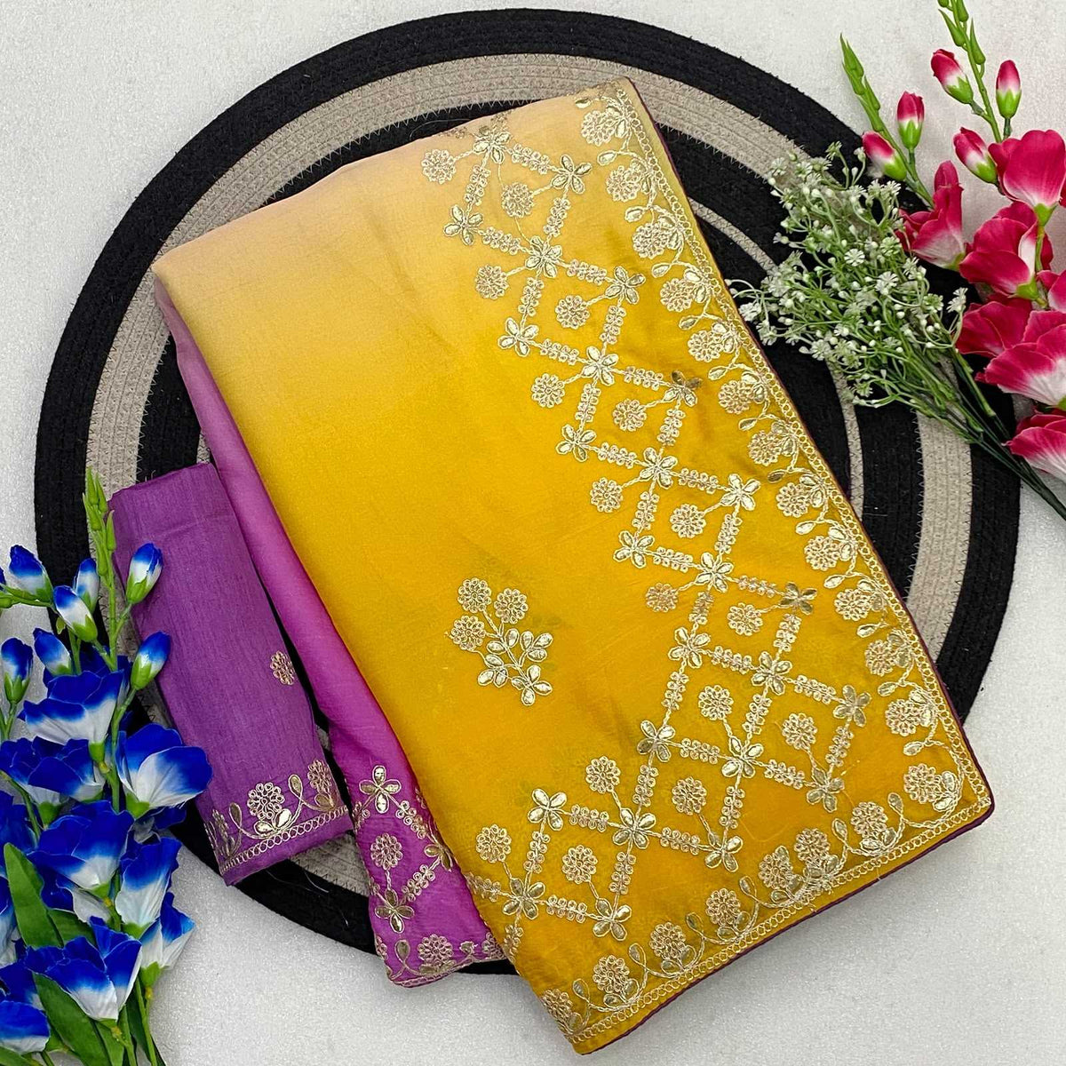 Adhira Chiffon Designer Saree