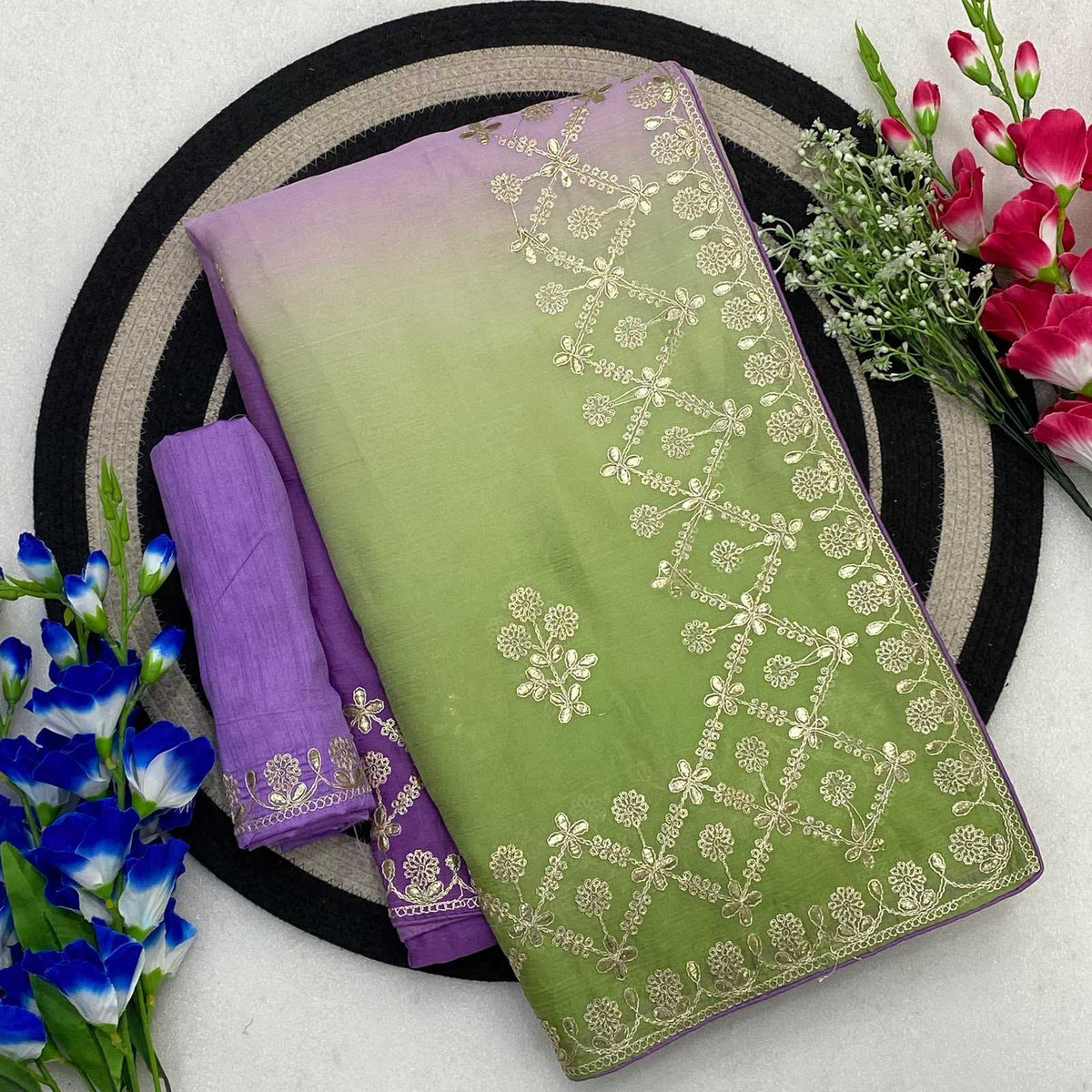 Adhira Chiffon Designer Saree