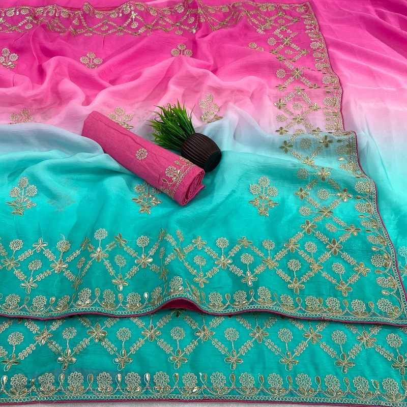 Adhira Chiffon Designer Saree
