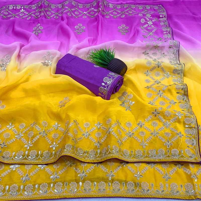 Adhira Chiffon Designer Saree