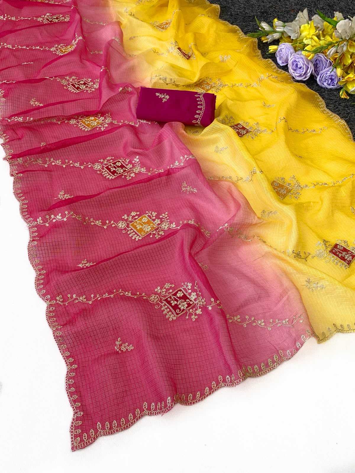 Kota Silk Designer Saree