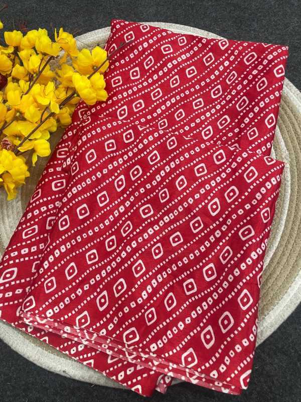 Chinon Silk Printed Saree
