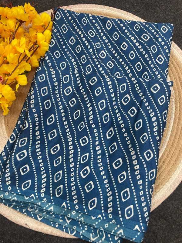 Chinon Silk Printed Saree