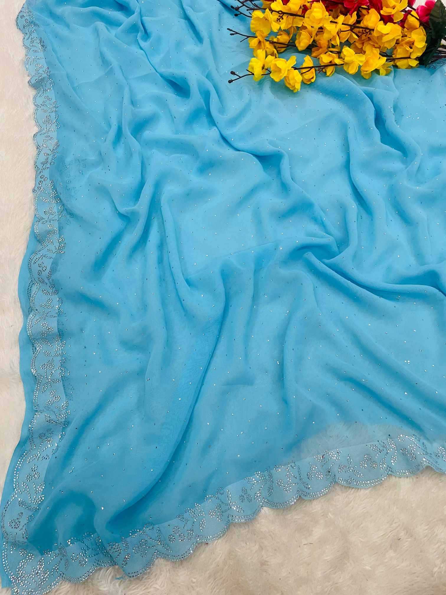 Faux Georgette Designer Saree