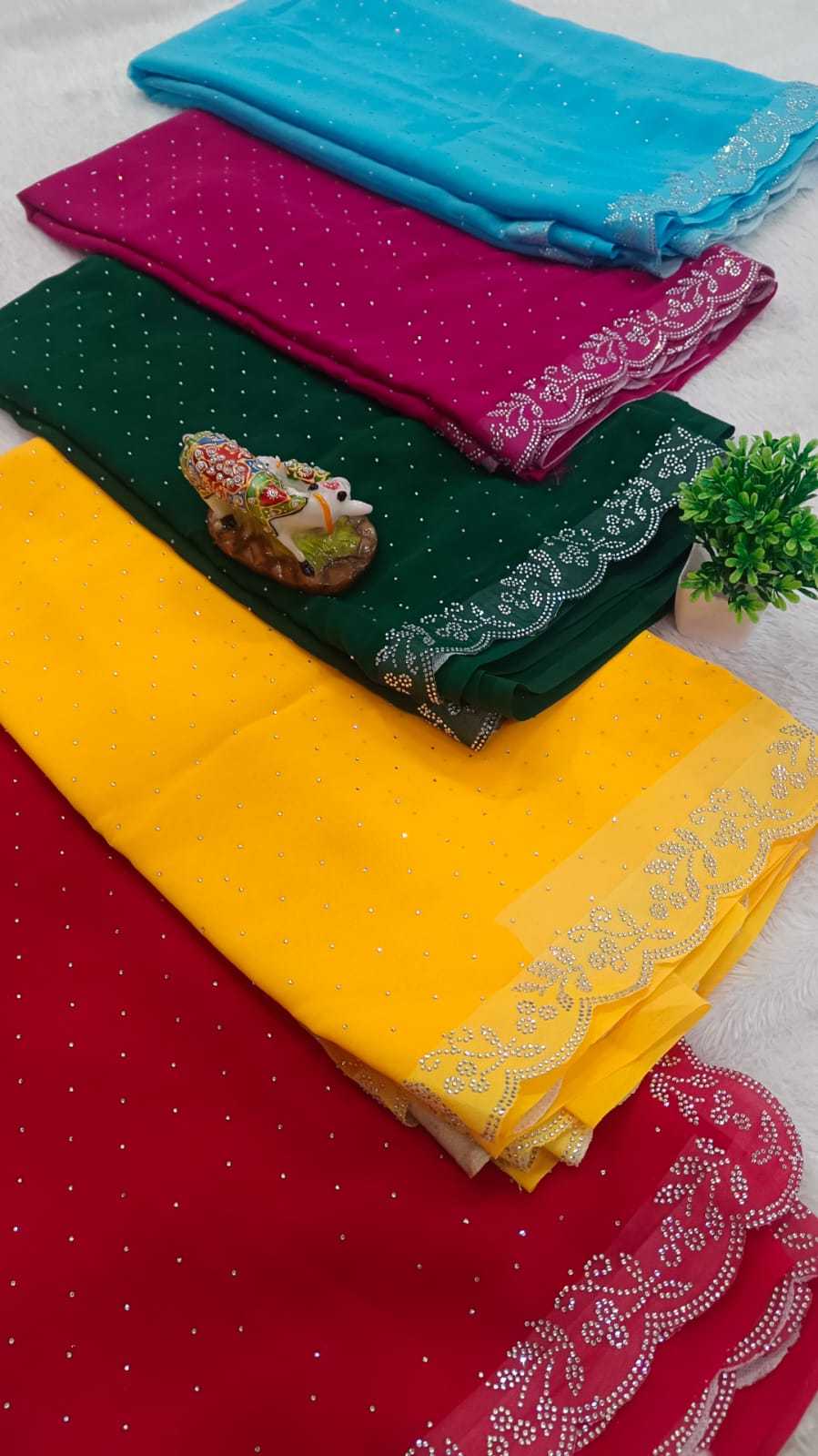 Faux Georgette Designer Saree