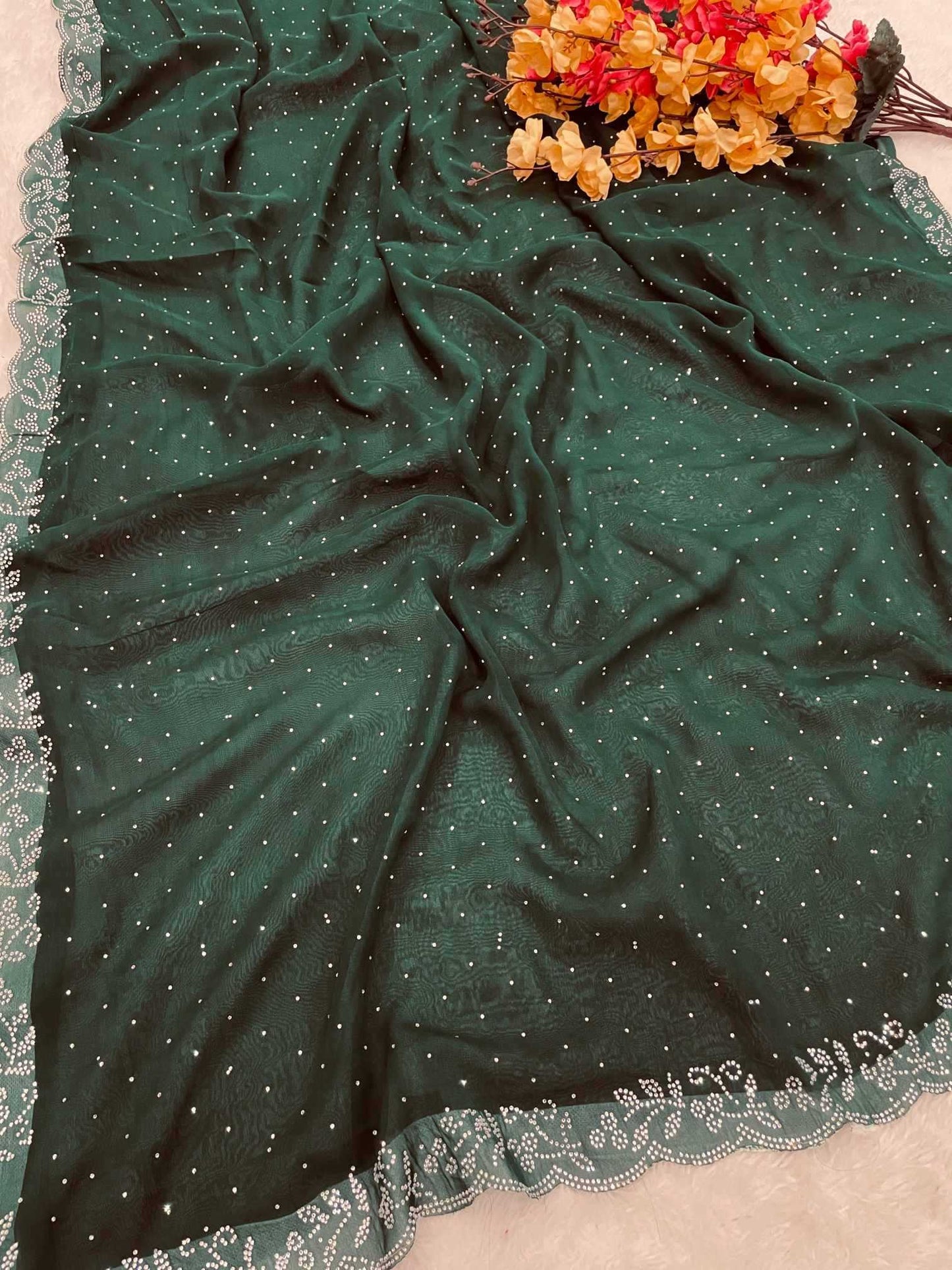 Faux Georgette Designer Saree
