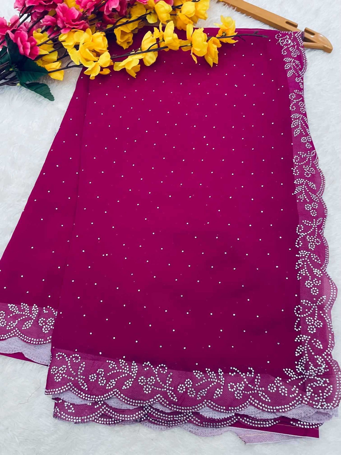 Faux Georgette Designer Saree
