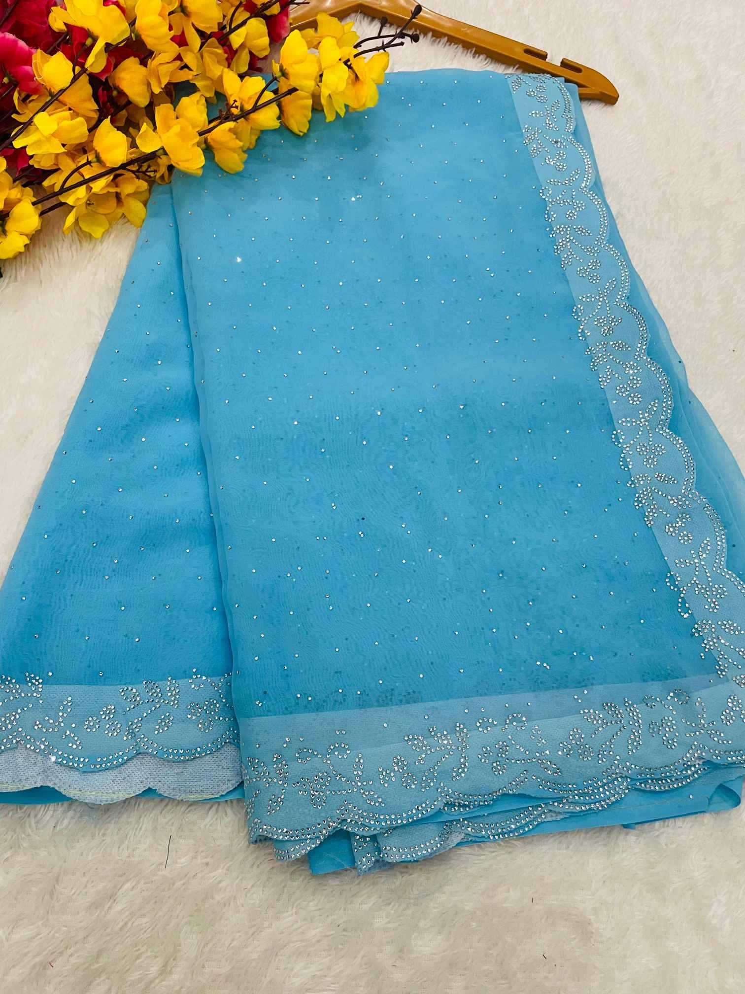 Faux Georgette Designer Saree