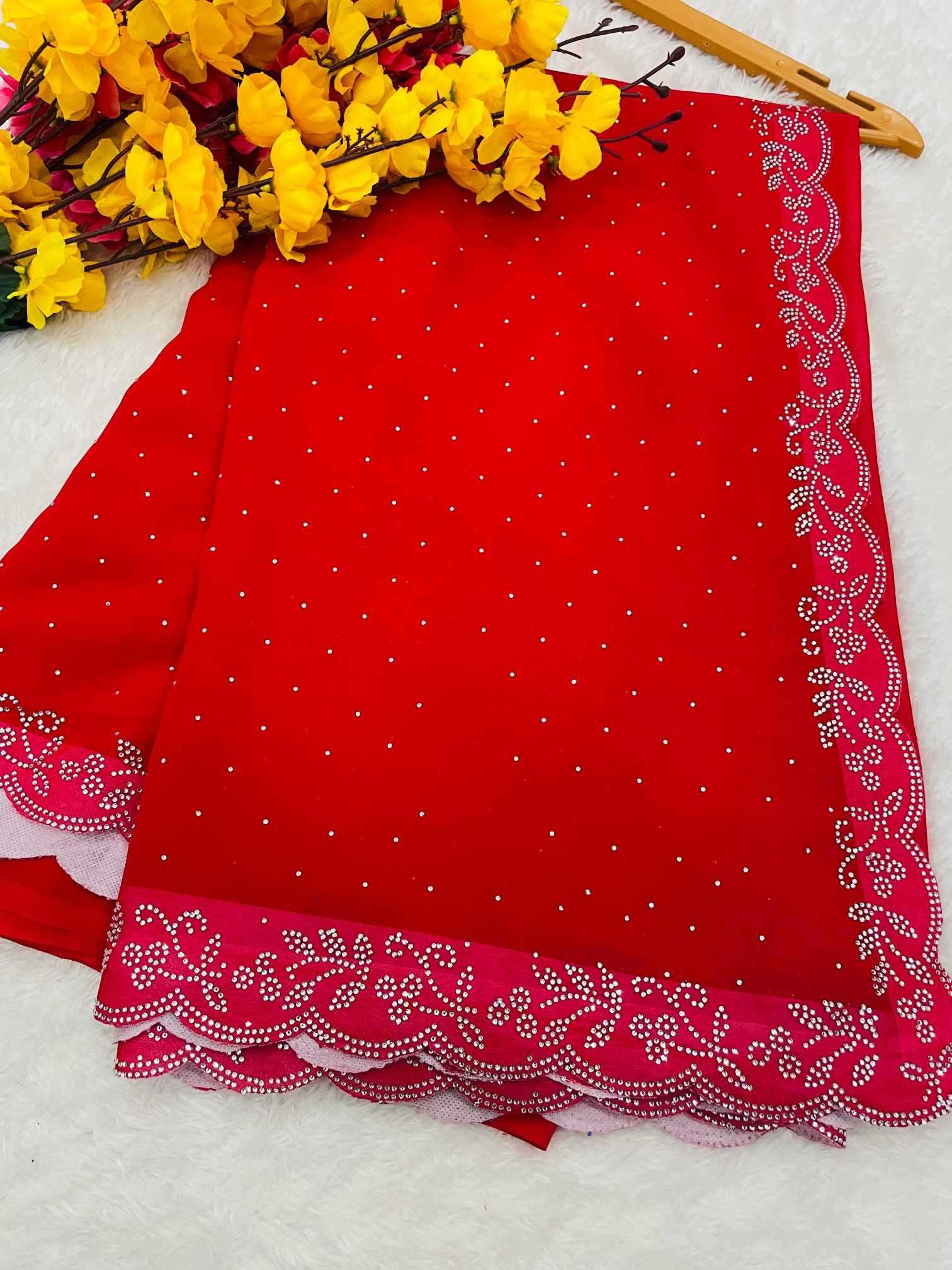 Faux Georgette Designer Saree