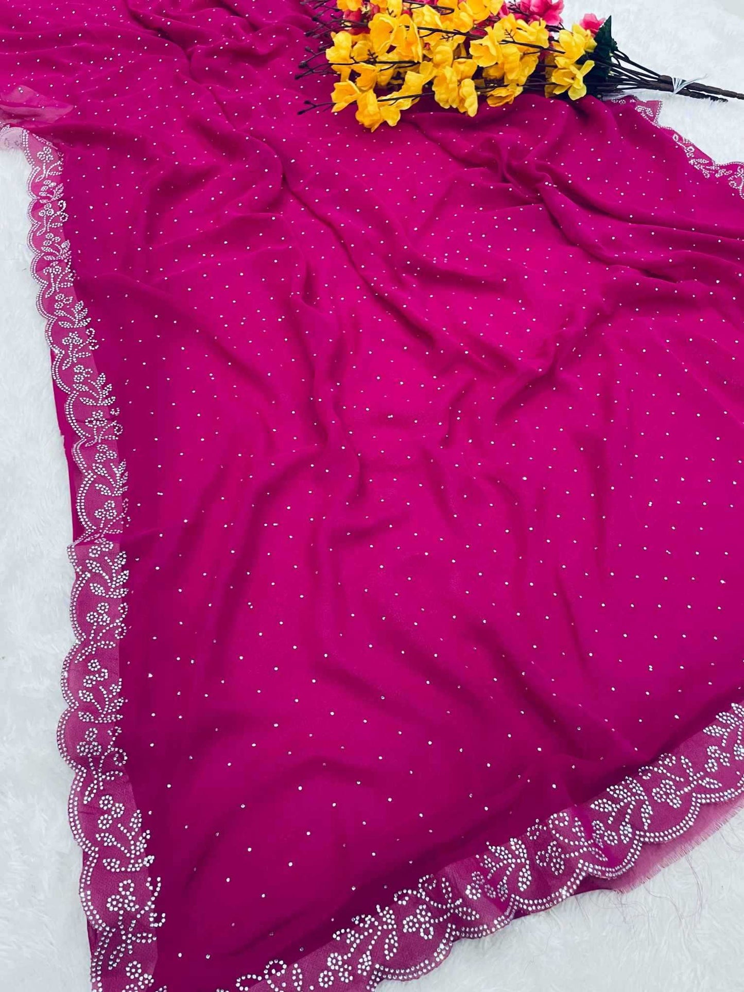 Faux Georgette Designer Saree