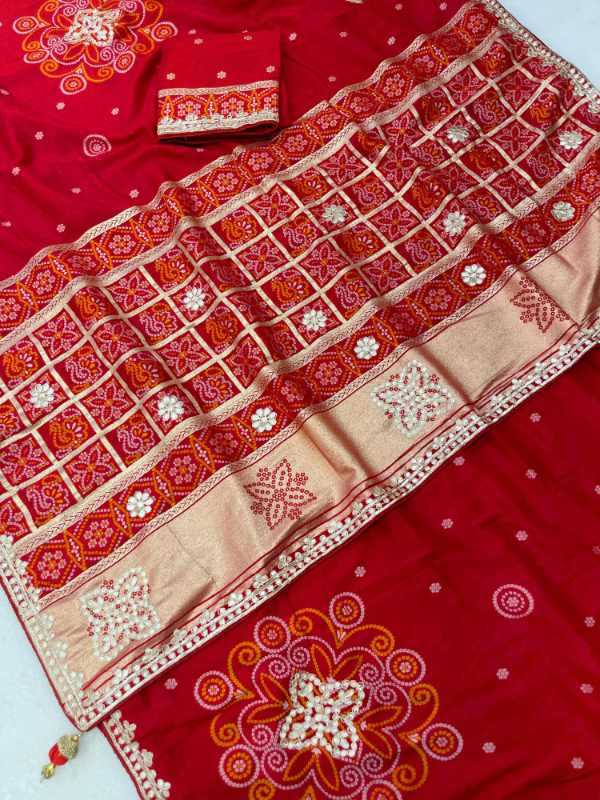 Viscose Gota Patti Saree