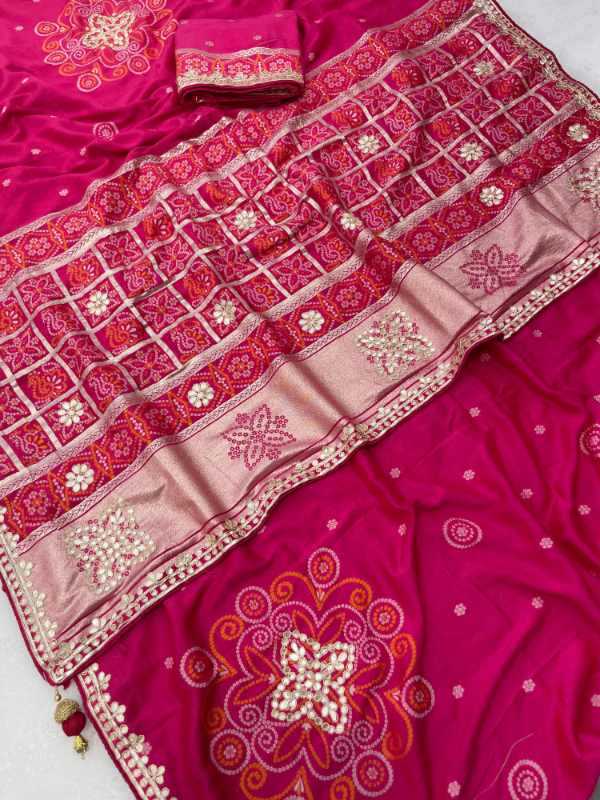 Viscose Gota Patti Saree