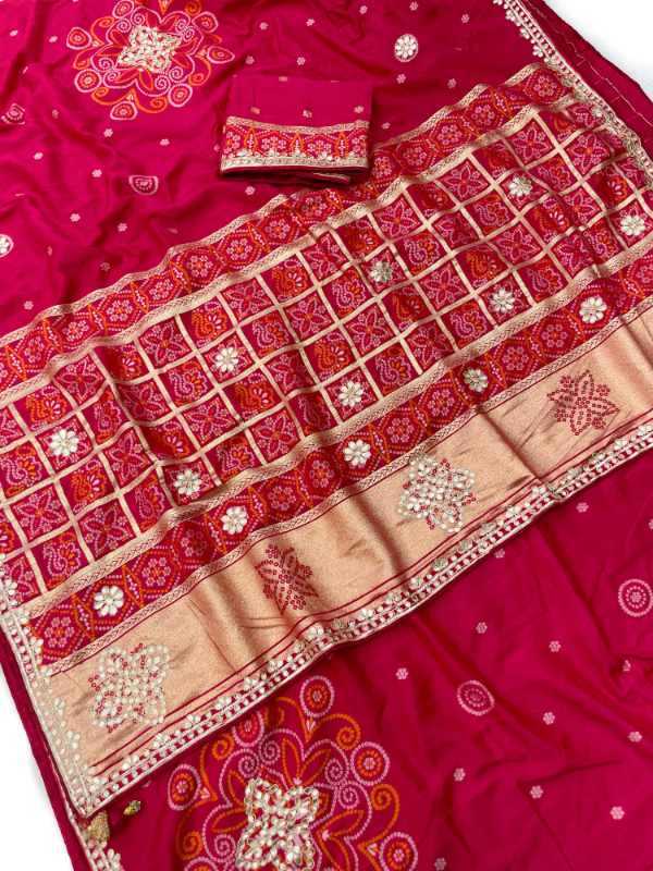 Viscose Gota Patti Saree