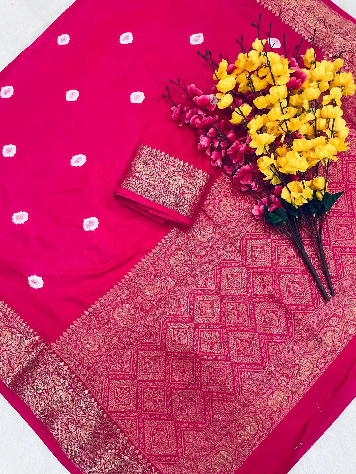 Kanjivaram Silk Printed Saree