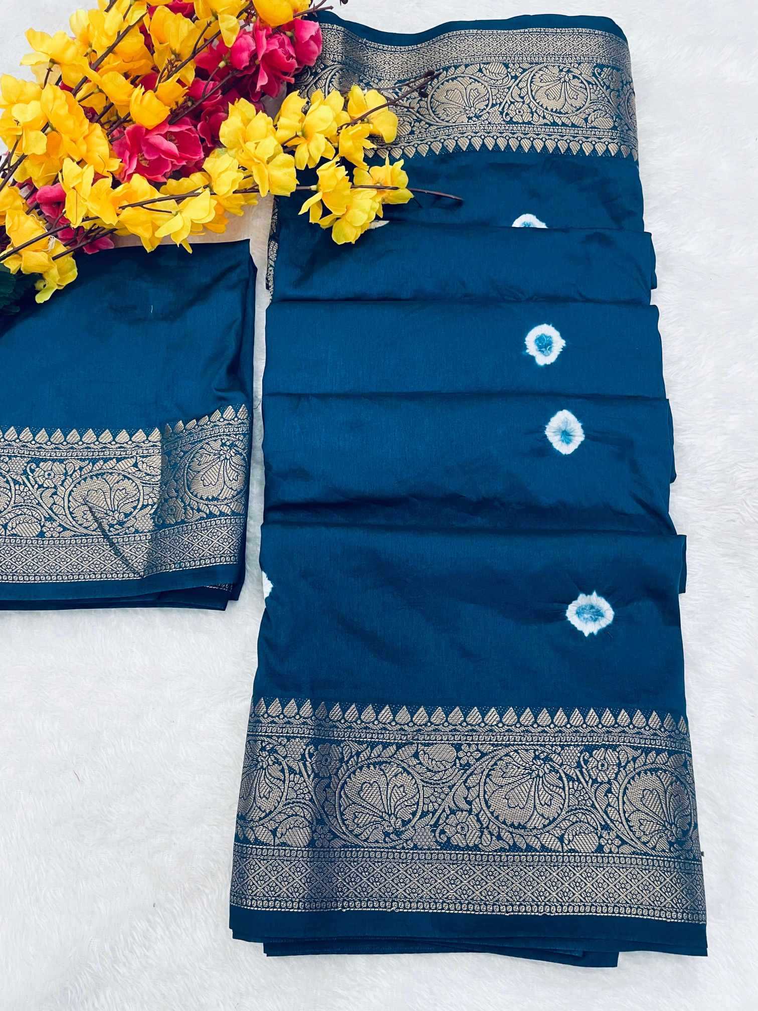 Kanjivaram Silk Printed Saree