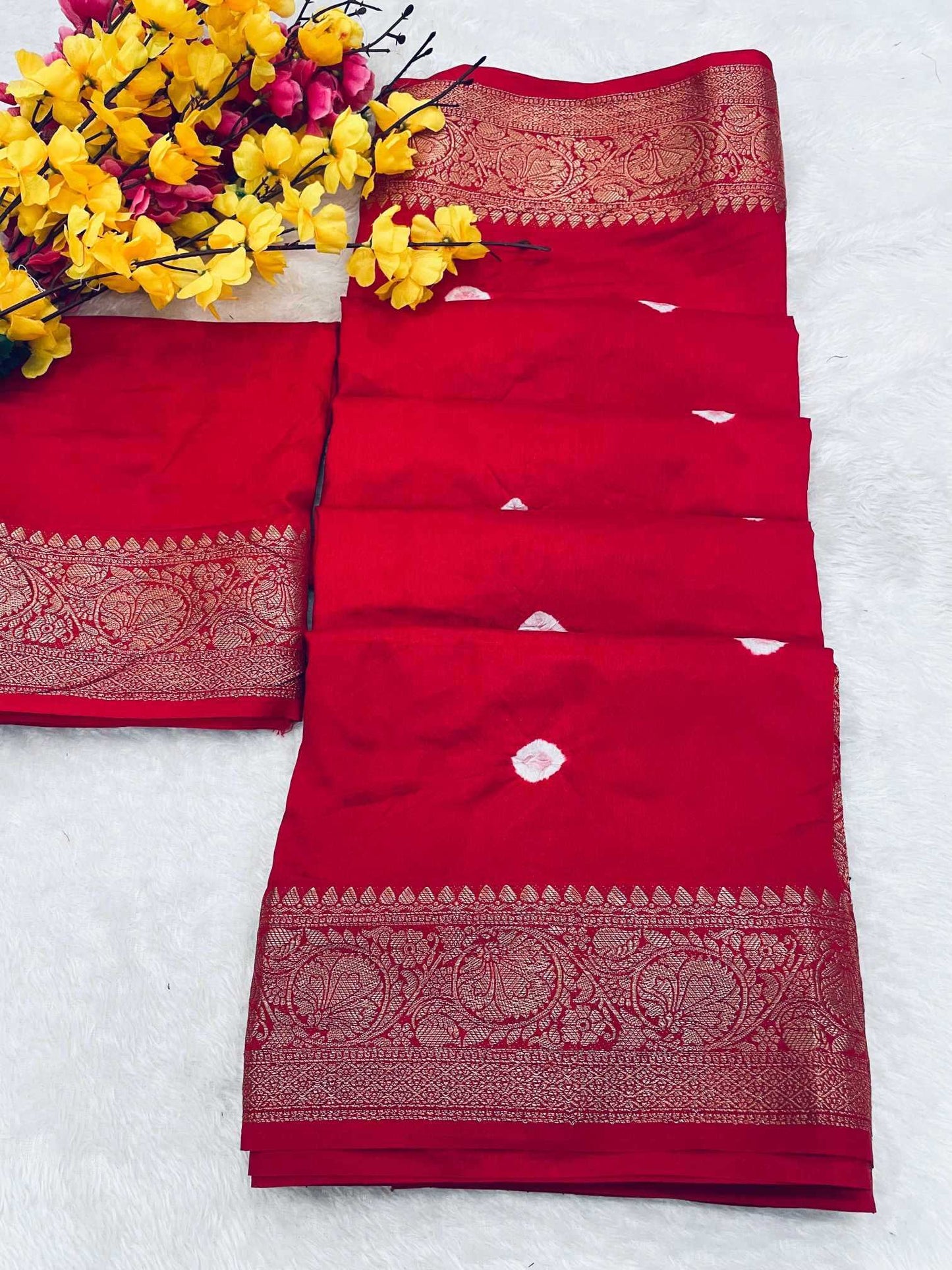 Kanjivaram Silk Printed Saree