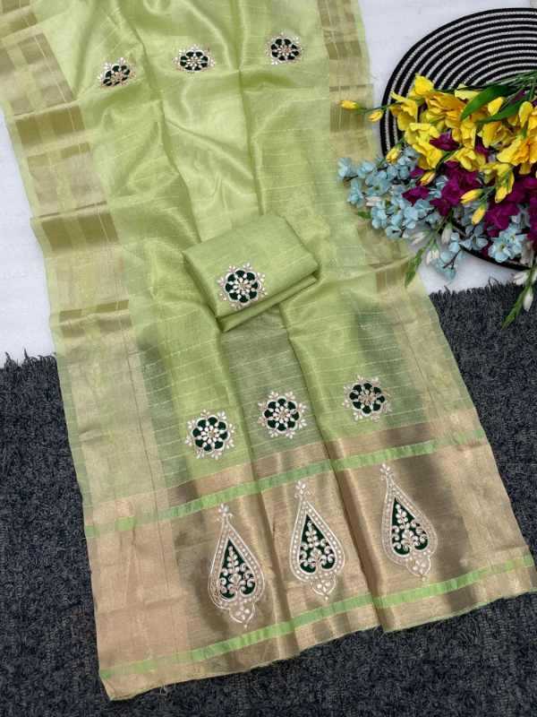 Zari Border Saree