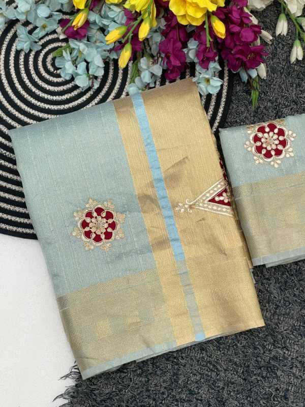 Zari Border Saree