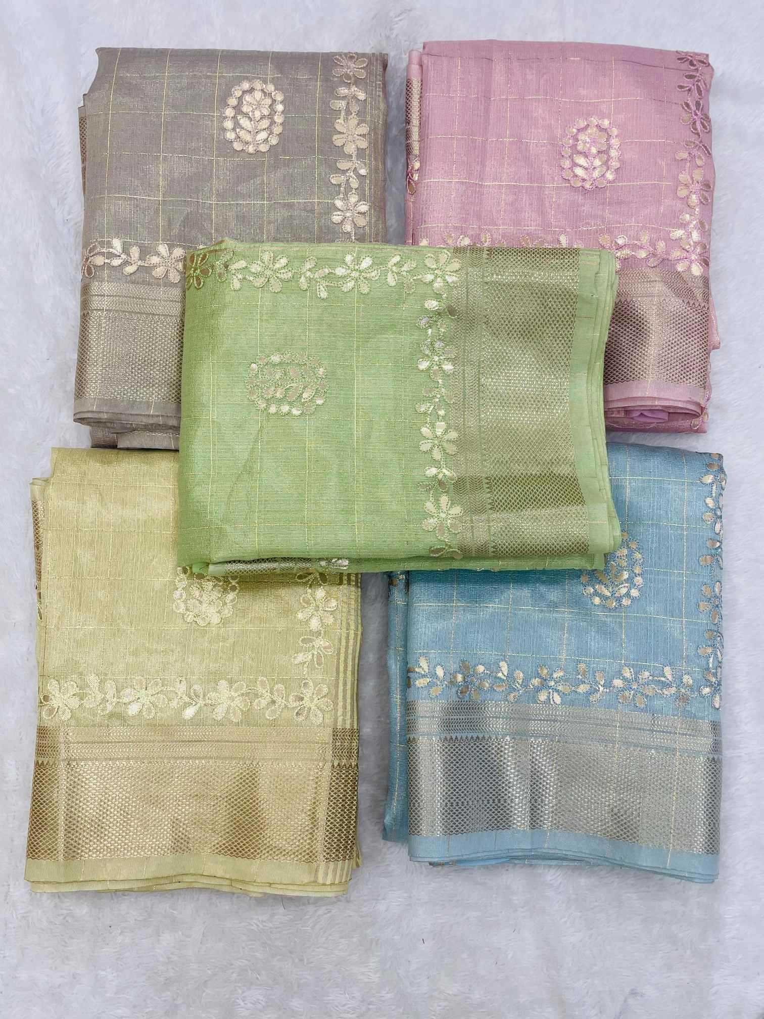 Kota Chex Designer Saree