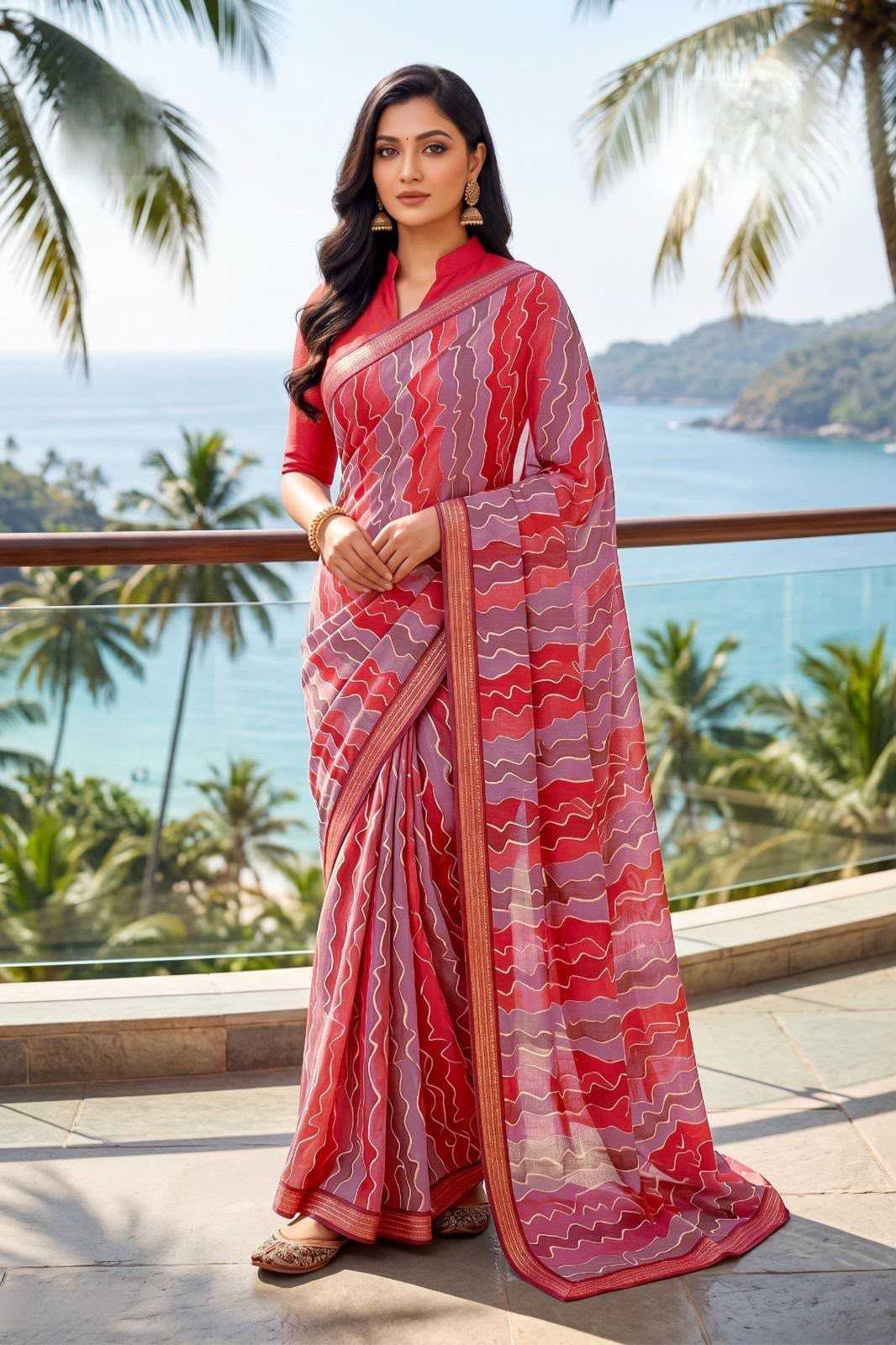 Georgette Designer Saree