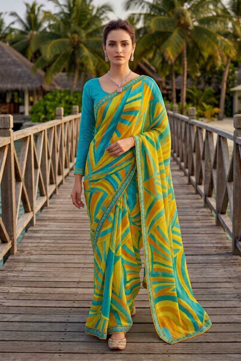 Georgette Designer Saree