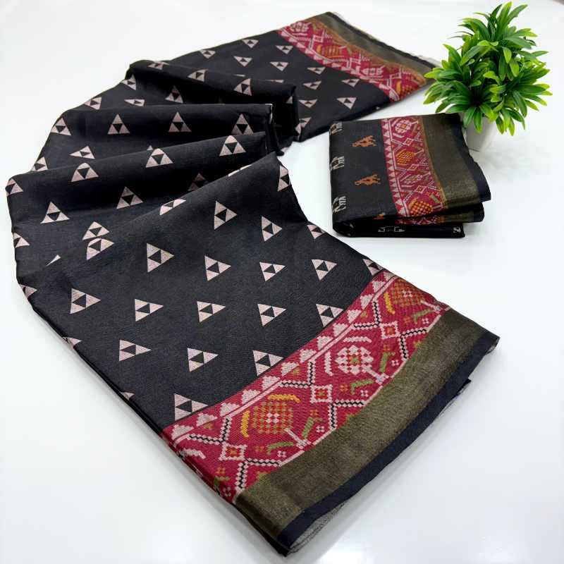 Soft Cotton Printed Saree