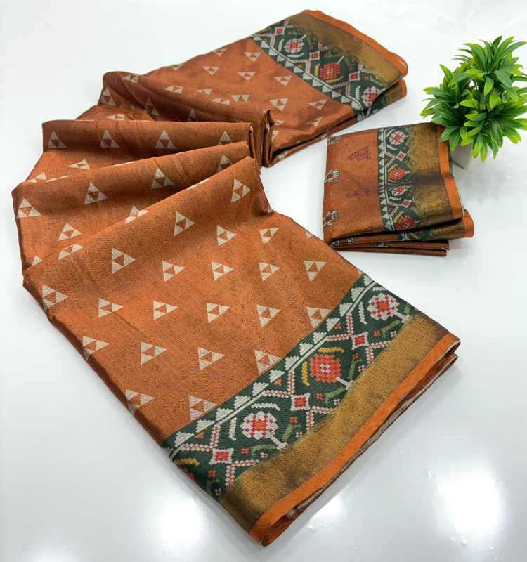 Soft Cotton Printed Saree