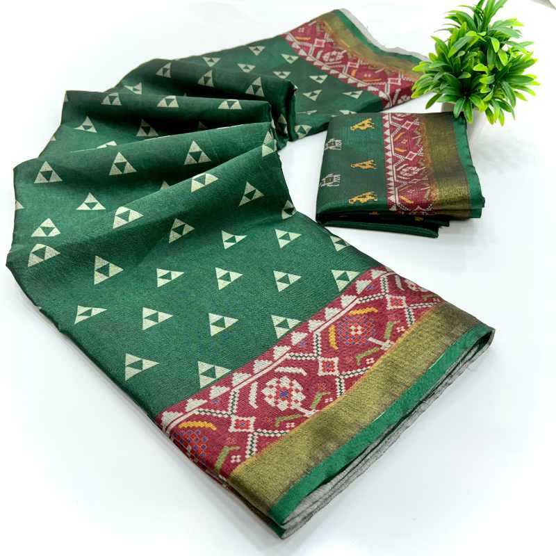 Soft Cotton Printed Saree