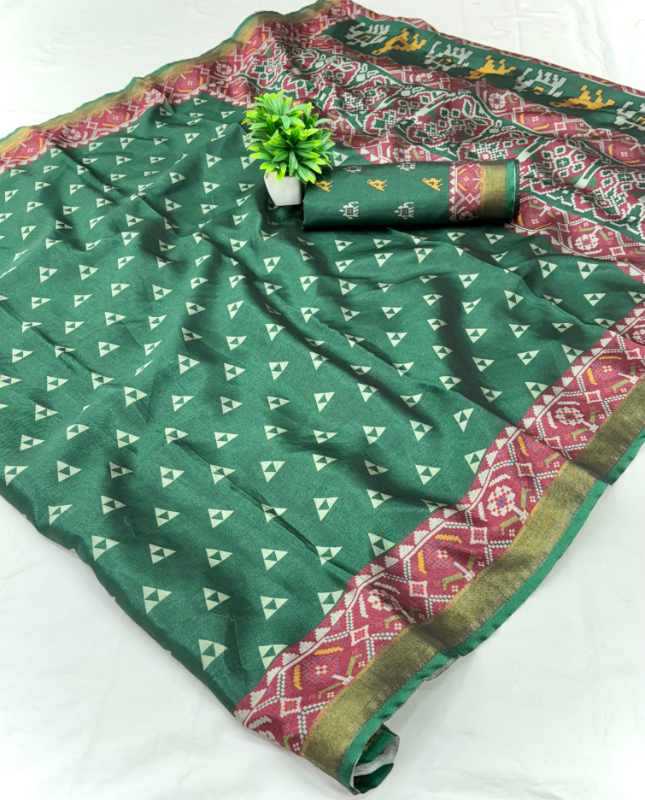 Soft Cotton Printed Saree