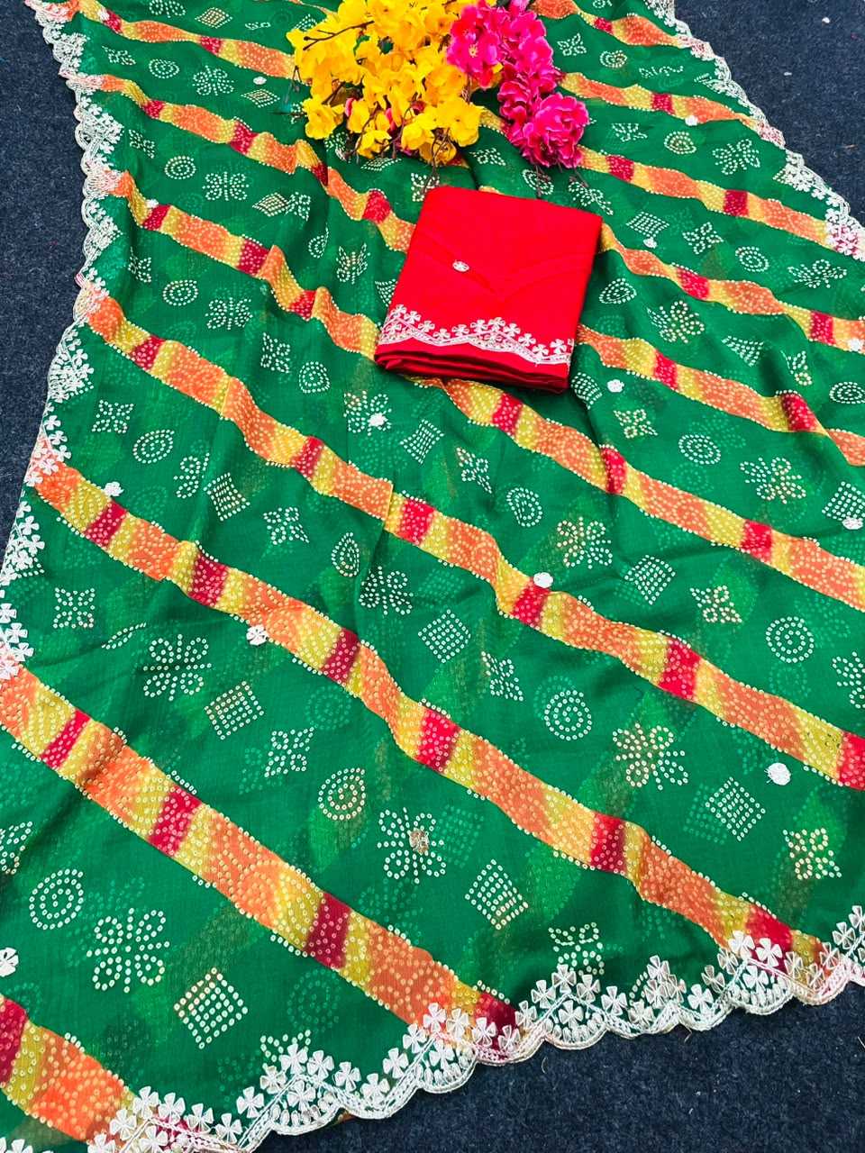 Chiffon Designer Saree