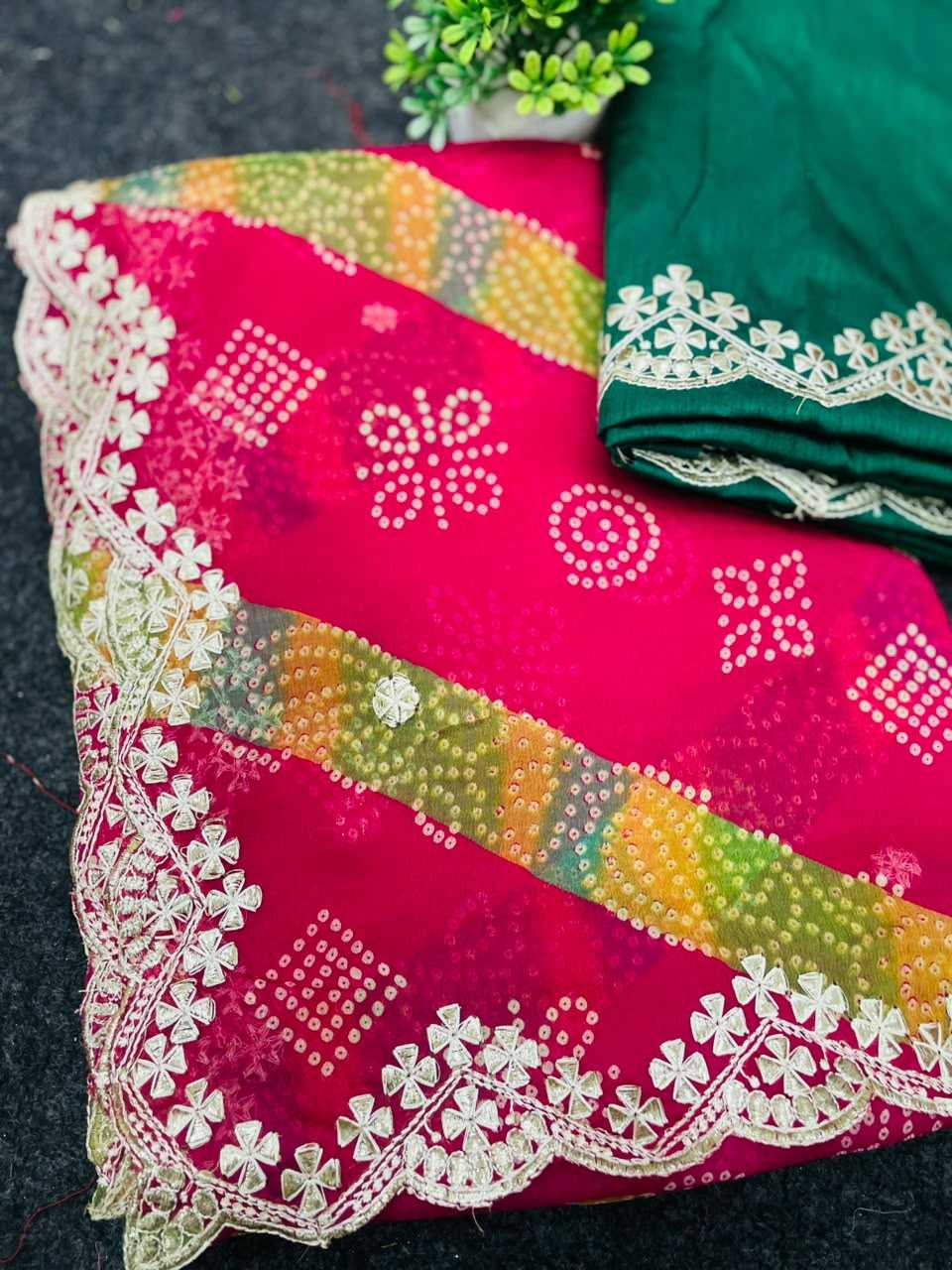 Chiffon Designer Saree