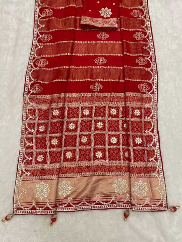 Gajji Silk Printed Saree