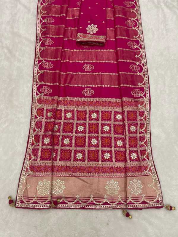 Gajji Silk Printed Saree