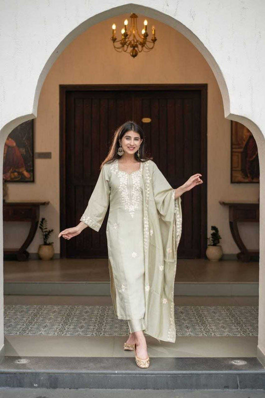 Heavy Roman Silk Designer Kurti 04