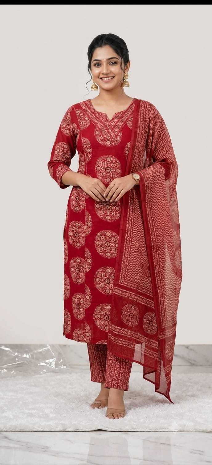 Cotton Designer Kurti in Yellow