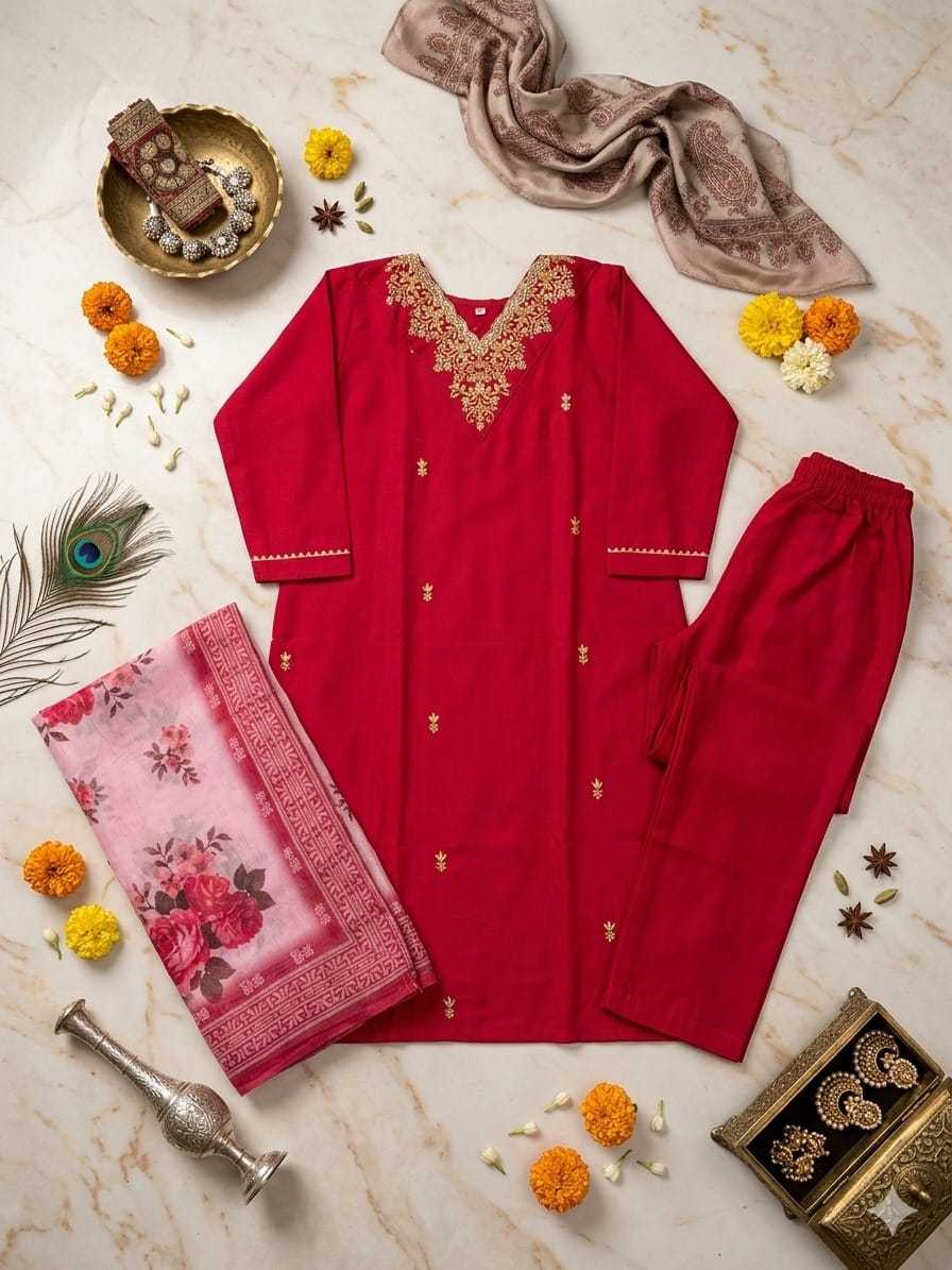 Rayon Embroidery Suit 30