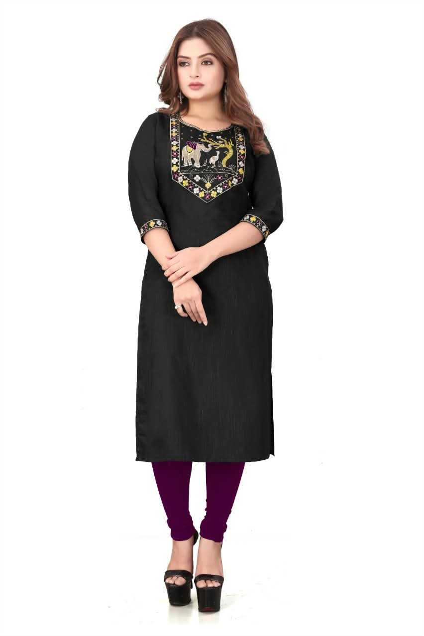 Cotton Designer Kurti in Light Green