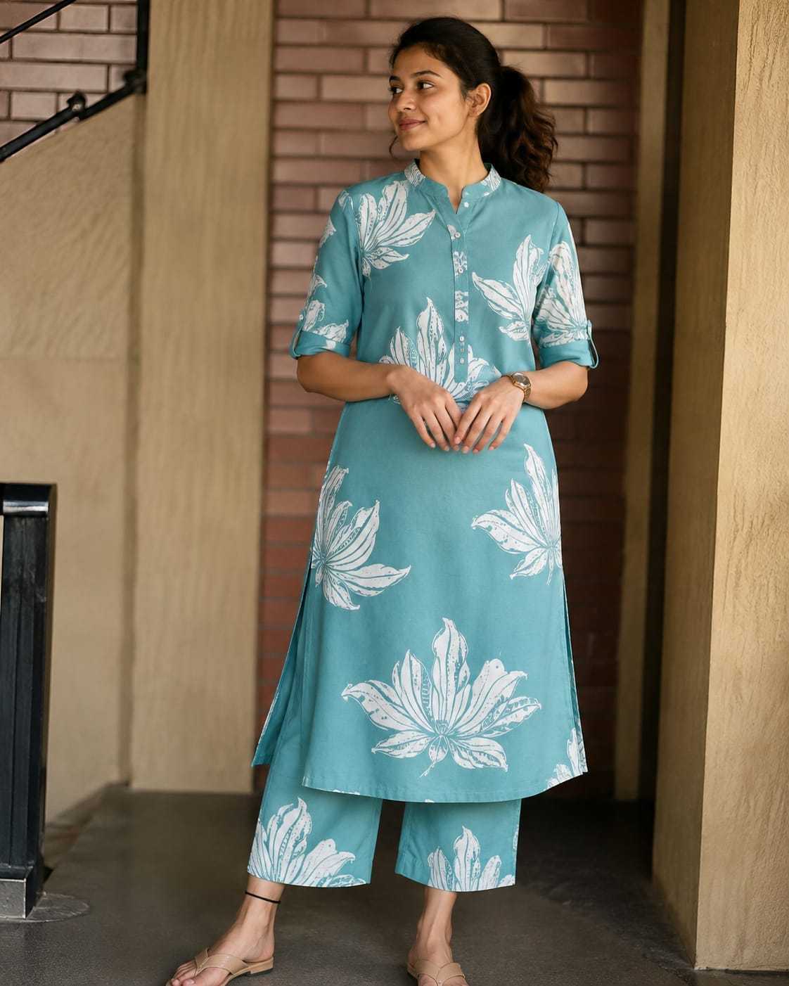 Crepe Party Wear Kurti in Gray