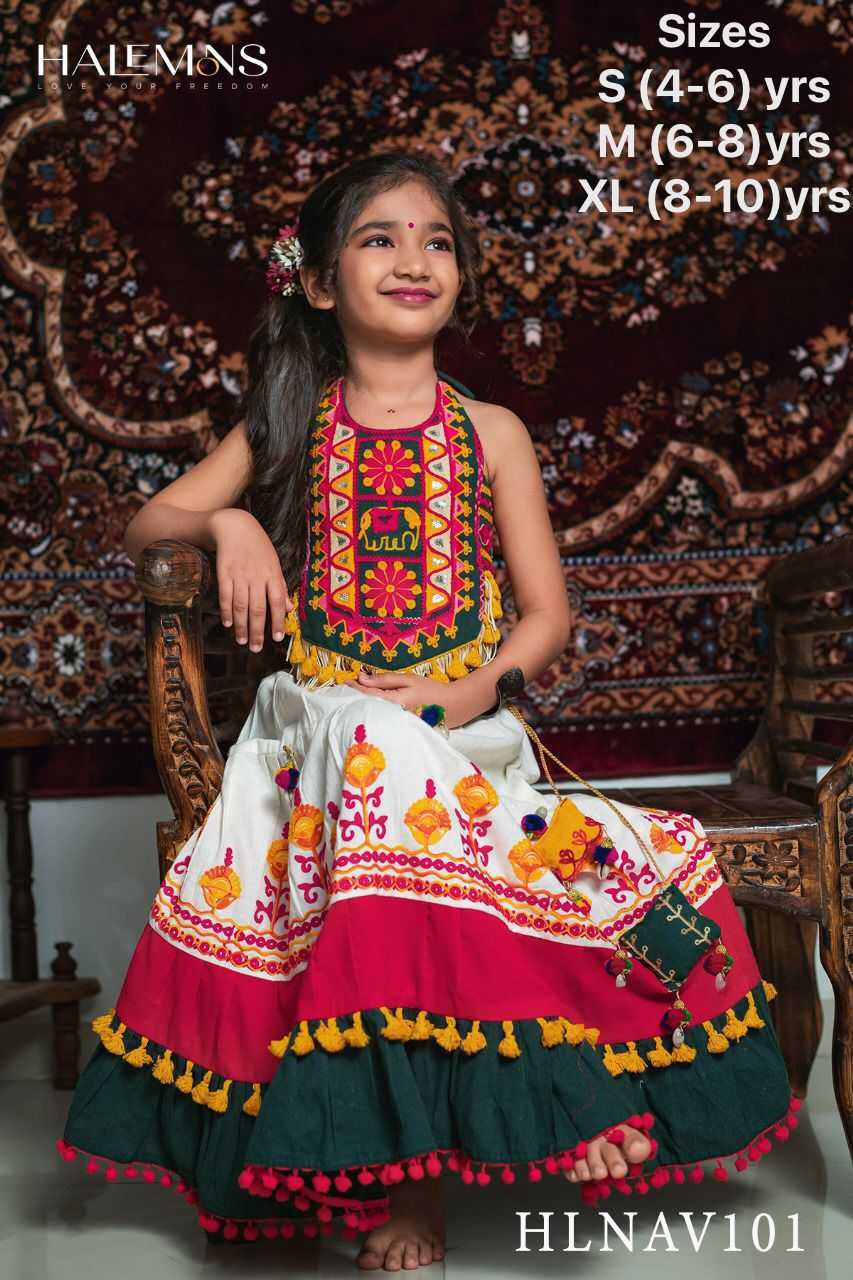 Ach Cotton Kids Designer Frock