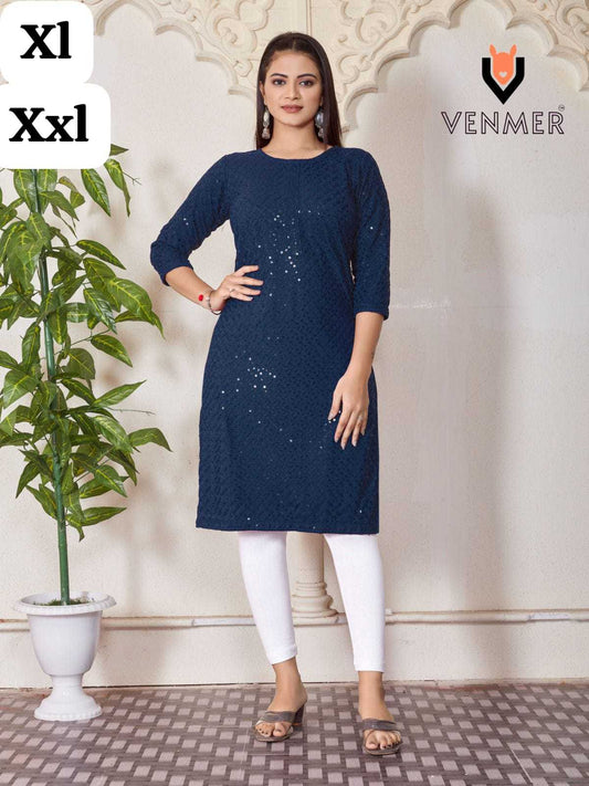 Adrijita Rayon Designer Kurti
